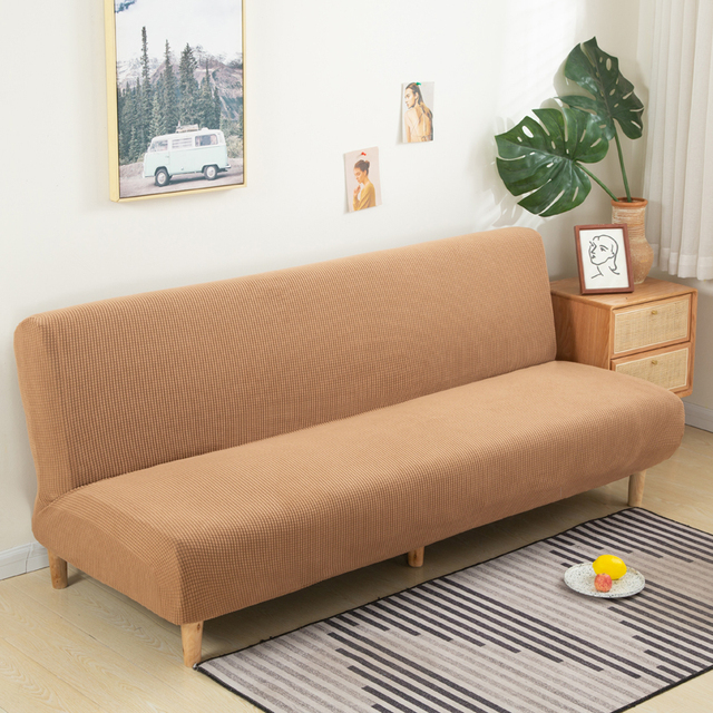 Elastyczny indywidualny pokrowiec na sofę bez podłokietnika i ławki rozmiar S/L/M do mebli w salonie - Wianko - 55