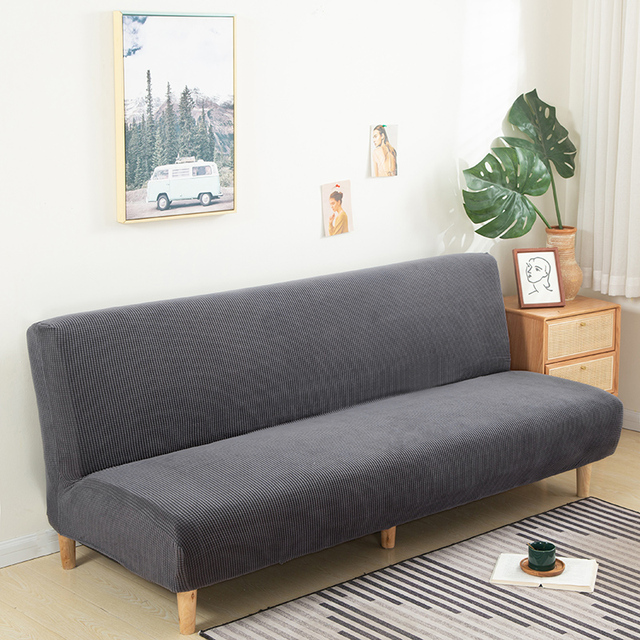 Elastyczny indywidualny pokrowiec na sofę bez podłokietnika i ławki rozmiar S/L/M do mebli w salonie - Wianko - 43