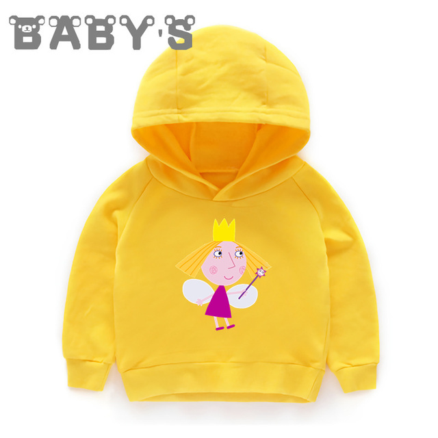 Bluzy z kapturem Ben i Holly Kingdom dla dzieci - pulowery jesienne dla dziewczyn i chłopców, KMT5038 - Wianko - 27