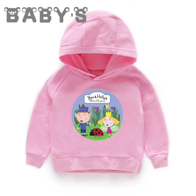 Bluzy z kapturem Ben i Holly Kingdom dla dzieci - pulowery jesienne dla dziewczyn i chłopców, KMT5038 - Wianko - 23
