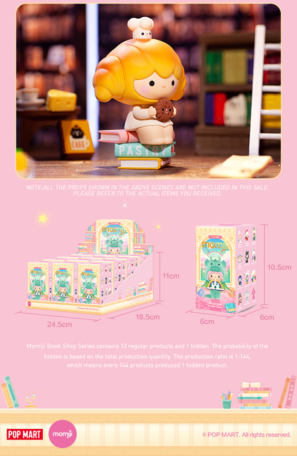 Pudełko niespodzianka POP MART Momiji BOOK SHOP - oryginalne lalki Anime, idealne na prezent dla dziewczynki z okazji urodzin i Bożego Narodzenia - Wianko - 13