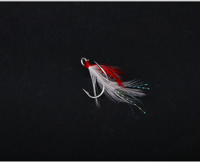 Haczyki na ryby Lurestar 4 #6, 22mm 19mm, koło Jigging Feather-Treble Barbed - Wianko - 4
