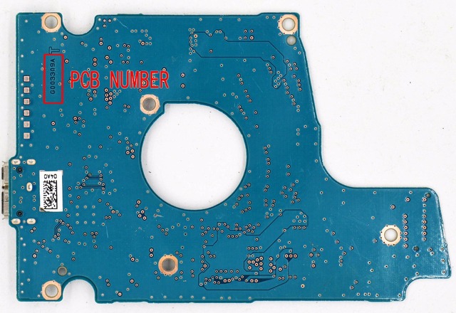 Toshiba Sterownik PCB do twardych dysków USB3.0 HDD (model: MQ01UBB200/MQ01UBB150) - G003309A - Wianko - 1