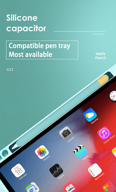 Nadaje się do Apple Pencil1/2 pokrowiec ochronny miękki silikonowy uchwyt na długopis rysik pokrywa pierwszej generacji iPad ołówek akcesoria - Wianko - 12