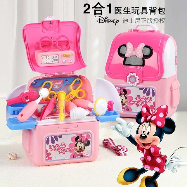 Zestaw dziecięcy Zabawki Lekarz Elsa Mickey i Minnie Mouse w plecaku - Wianko - 34