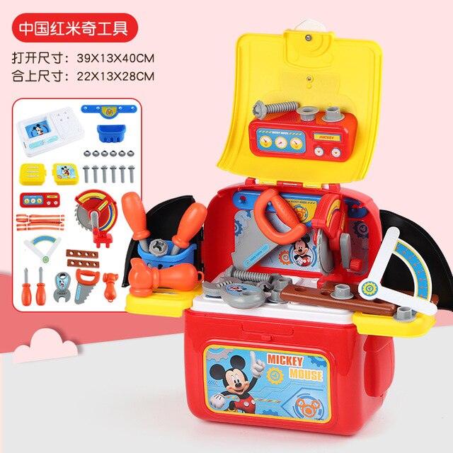 Zestaw dziecięcy Zabawki Lekarz Elsa Mickey i Minnie Mouse w plecaku - Wianko - 38