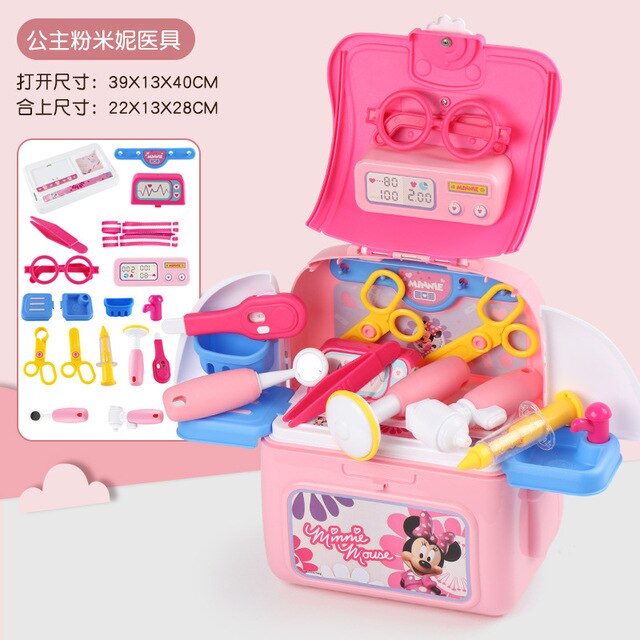 Zestaw dziecięcy Zabawki Lekarz Elsa Mickey i Minnie Mouse w plecaku - Wianko - 39