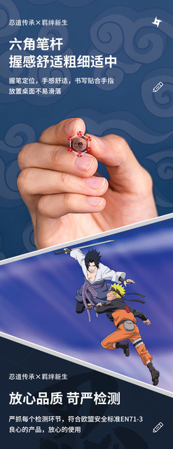 Deli ładny ołówek Naruto 96 sztuk 2B/HB Kawaii ołówki szkolne Cartoon Anime biurowe dzieci prezent - Wianko - 7