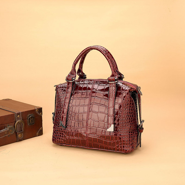 Luksusowa damska torebka na ramię z wysokiej jakości skóry PU w stylu retro - nowość 2021 - Wianko - 14