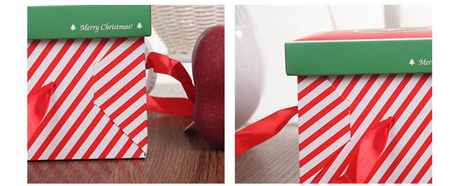 Kartonowe pudło na świąteczny prezent w stylu koreańskim o wysokiej jakości wzornictwie - Wianko - 6