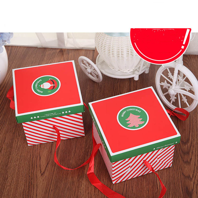Kartonowe pudło na świąteczny prezent w stylu koreańskim o wysokiej jakości wzornictwie - Wianko - 3