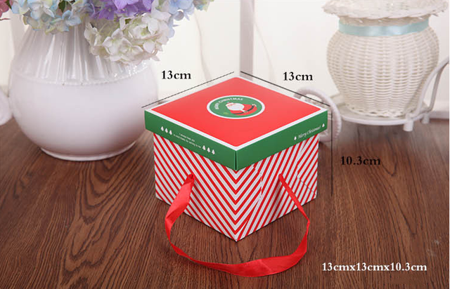 Kartonowe pudło na świąteczny prezent w stylu koreańskim o wysokiej jakości wzornictwie - Wianko - 2