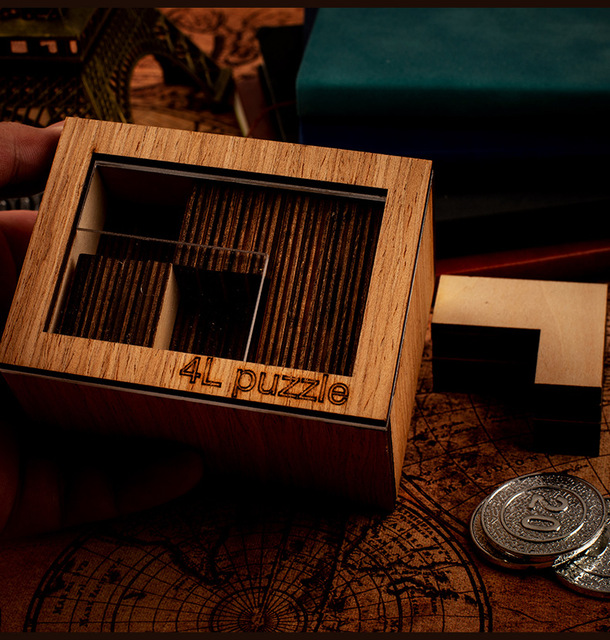 Plansza 3D do układania puzzle – drewniane, trudne, dekompresyjne, dla dzieci - Wianko - 9