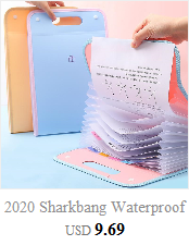 2022 Sharkbang Śliczne Matowe Wodoodporne Teczka A4 Organizer Do Papierów - Wianko - 3