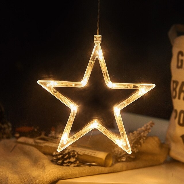Kurtyna świetlna LED z motywem jeleni na Boże Narodzenie do dekoracji domu i wesel - Wianko - 15