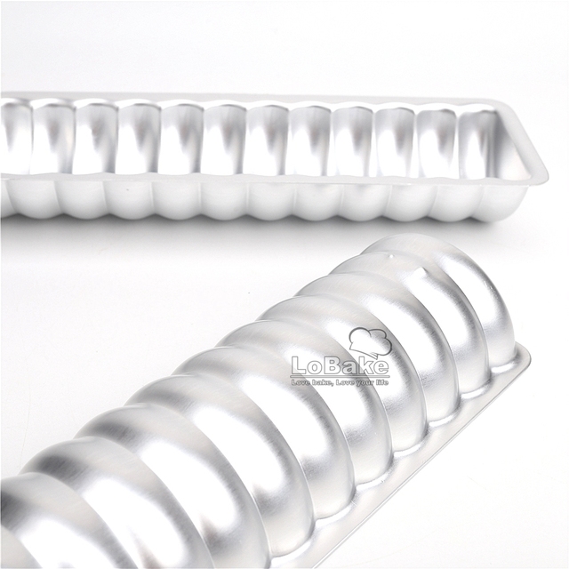Formy do ciast: Anodowane koła z aluminium - 2 szt/partia, różne kształty, nonstick, DIY - Wianko - 7