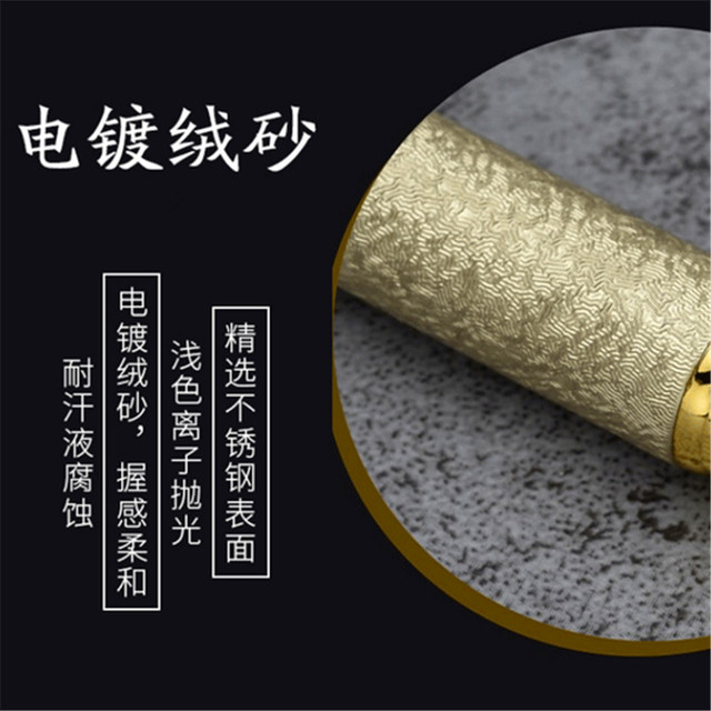 Nowe luksusowe pióro wieczne z matowym złotym smokiem wysokiej jakości 6006 - Wianko - 10