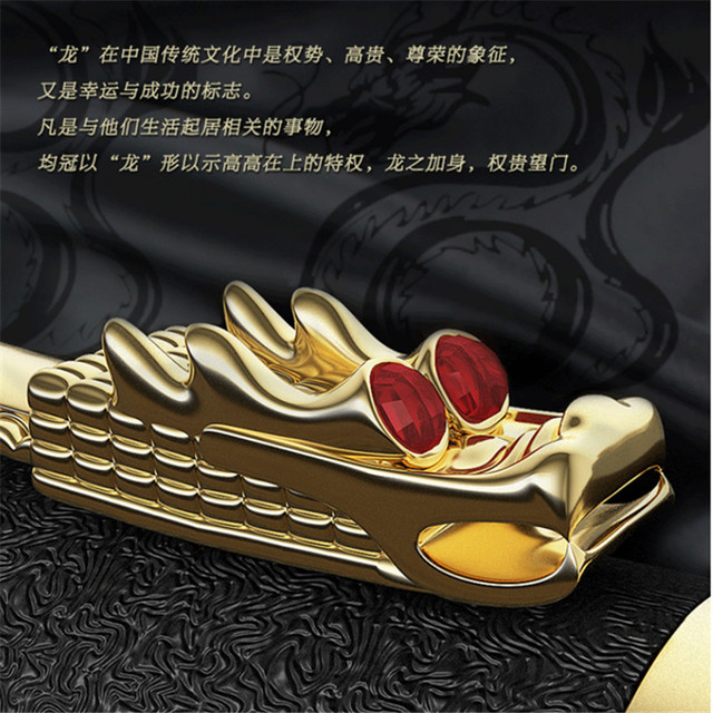 Nowe luksusowe pióro wieczne z matowym złotym smokiem wysokiej jakości 6006 - Wianko - 7