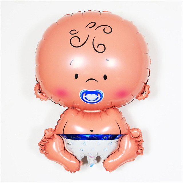 Chłopiec i dziewczyna Baby Shower balony foliowe - idealne dekoracje dla noworodków, dzieci i chrzcin - Wianko - 8