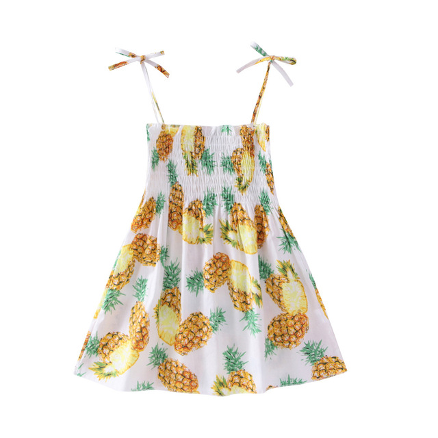 Letnia sukienka plażowa dla dziewczynki - kwiatowy strój księżniczki - Wianko - 11