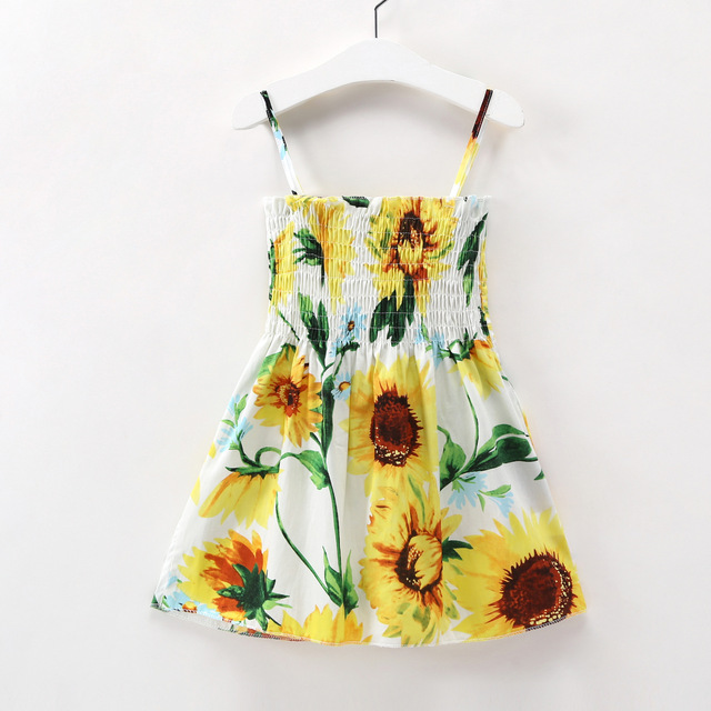 Letnia sukienka plażowa dla dziewczynki - kwiatowy strój księżniczki - Wianko - 4