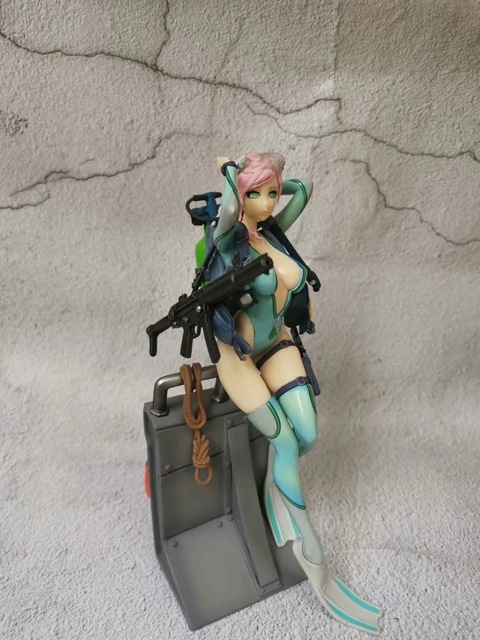 Figurka akcji Eworld 23 cm - Na arenie szkolnej Derde Schot Kikker Lady Aegir, model anime w stroju kąpielowym - Wianko - 8