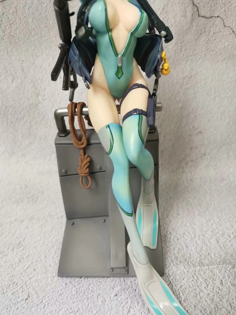 Figurka akcji Eworld 23 cm - Na arenie szkolnej Derde Schot Kikker Lady Aegir, model anime w stroju kąpielowym - Wianko - 5