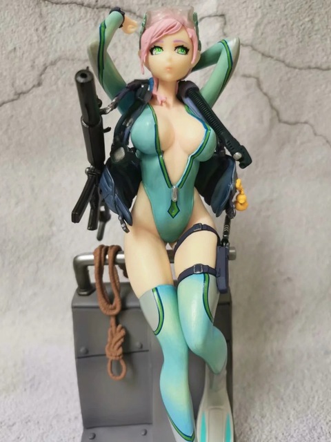 Figurka akcji Eworld 23 cm - Na arenie szkolnej Derde Schot Kikker Lady Aegir, model anime w stroju kąpielowym - Wianko - 3