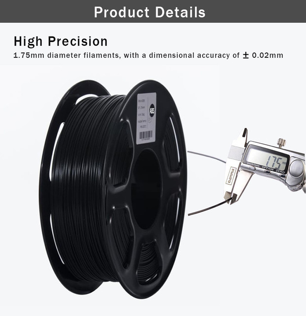 Włókno ABS 3D Filament do drukarek 1.75mm 1kg - ABS biały/czerwony/niebieski/zielony - Wianko - 1