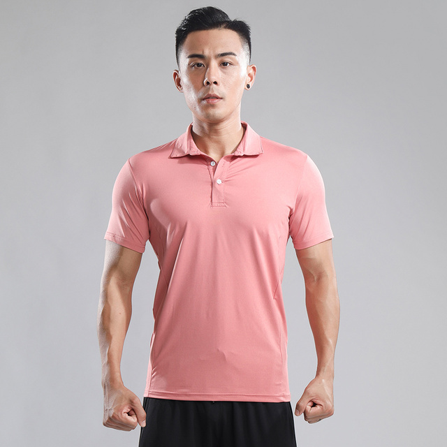 Nowa męska koszulka golfowa 2021 z krótkim rękawem - wygodna, oddychająca, szybkoschnąca - Wianko - 8