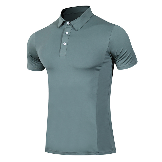 Nowa męska koszulka golfowa 2021 z krótkim rękawem - wygodna, oddychająca, szybkoschnąca - Wianko - 24