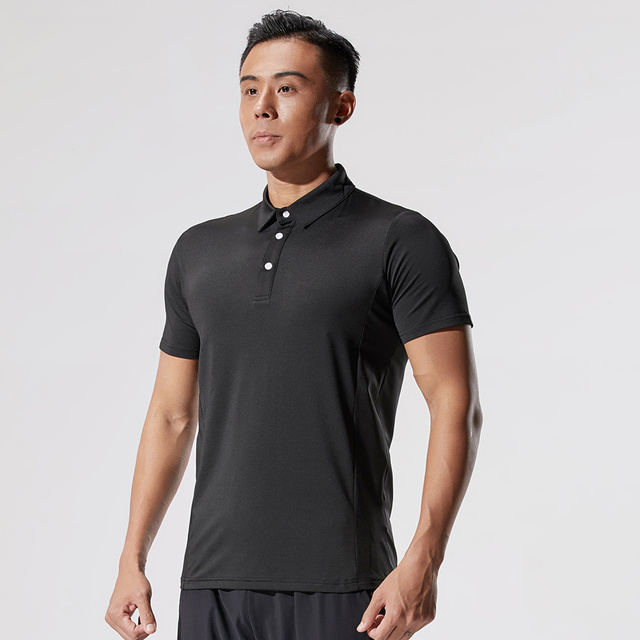 Nowa męska koszulka golfowa 2021 z krótkim rękawem - wygodna, oddychająca, szybkoschnąca - Wianko - 4