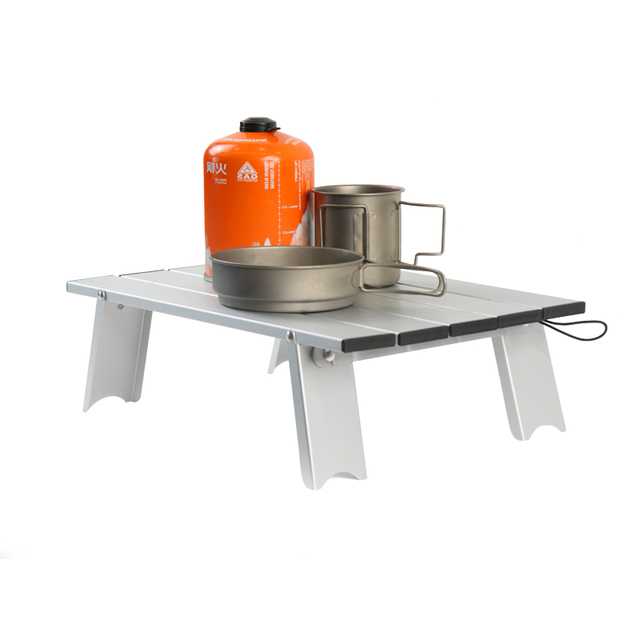 Mini przenośny składany stół kempingowy z aluminium, idealny na pikniki, wędkowanie i gotowanie na kuchence gazowej na zewnątrz, roku 2022 - Wianko - 13