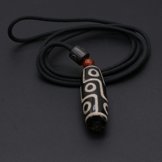 Naszyjnik z cylindrycznym wisiorkiem z kamienia naturalnego - TianZhu - romantyczna miłość, długość łańcuszka 60 CM - Wianko - 8