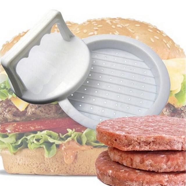 Okrągła prasa do burgerów - Food-Grade plastik - narzędzie kuchenne do przygotowywania burgerów - Wianko - 5