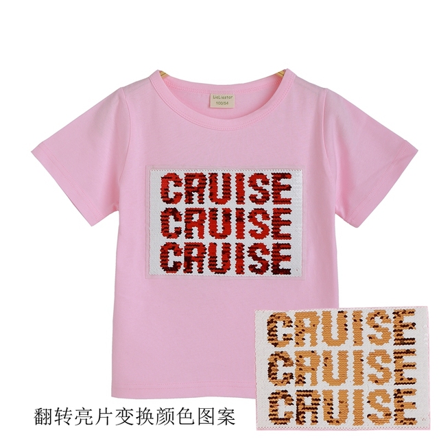 Letnia dziewczynka - koszulka ze zmieniającym się wzorem dinozaura - bawełna - dziecięca odzież casual - T-shirt dla dzieci - Wianko - 5