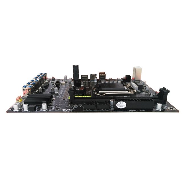 Maszyna górnicza BTC B250C - płyta główna ATX LGA1151 z 12 gniazdami kart graficznych, USB3.0 i interfejsem PCI-E - Intel 1151 B250 - Wianko - 6