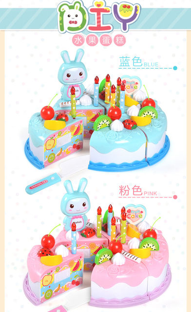 Zestaw kuchenny dla dzieci z ciastami, kawałkami owoców i szczęśliwymi zabawkami - Owoce i warzywa, prezenty urodzinowe - Wianko - 8