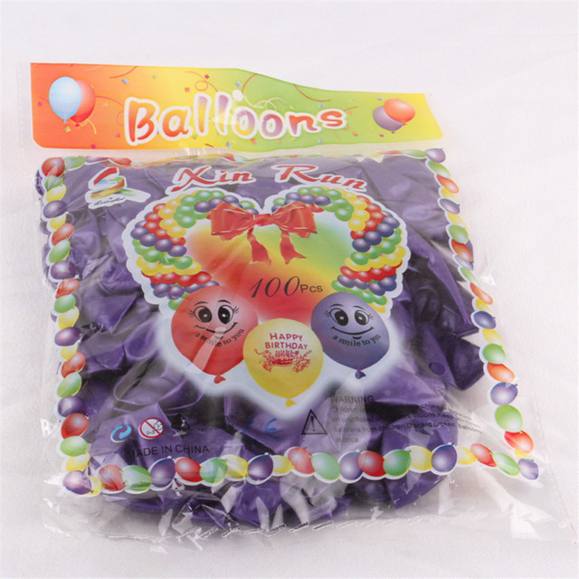 Zestaw 100 kolorowych balonów lateksowych do dekoracji ślubnych i imprez dziecięcych - Wianko - 16