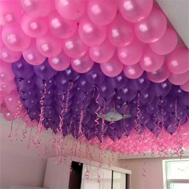 Zestaw 100 kolorowych balonów lateksowych do dekoracji ślubnych i imprez dziecięcych - Wianko - 12