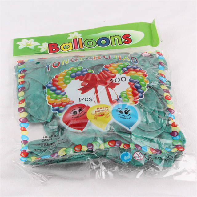 Zestaw 100 kolorowych balonów lateksowych do dekoracji ślubnych i imprez dziecięcych - Wianko - 15