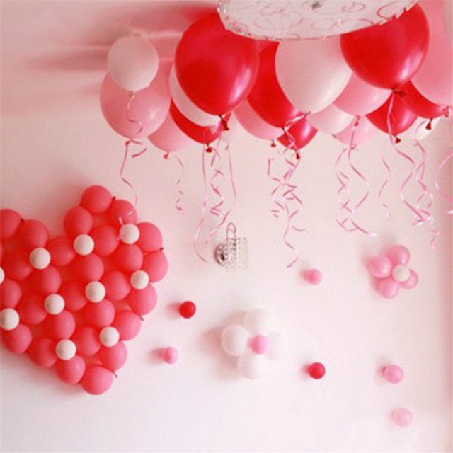 Zestaw 100 kolorowych balonów lateksowych do dekoracji ślubnych i imprez dziecięcych - Wianko - 4