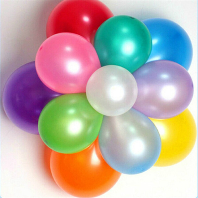 Zestaw 100 kolorowych balonów lateksowych do dekoracji ślubnych i imprez dziecięcych - Wianko - 18