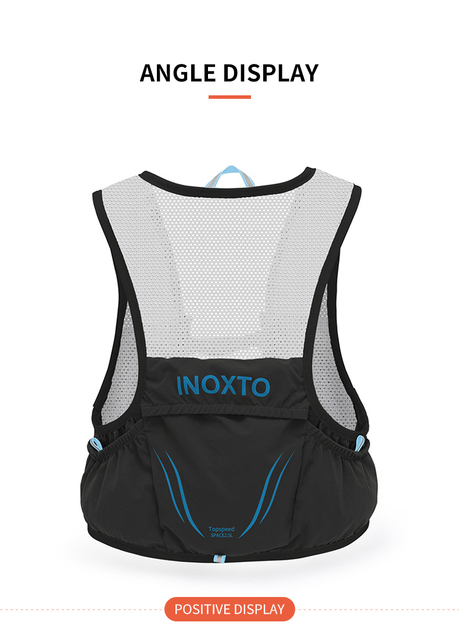 Nowy lekki plecak do biegania INOXTO 2021 - 2.5L Hydration Vest, ultralekki i przenośny - Wianko - 13