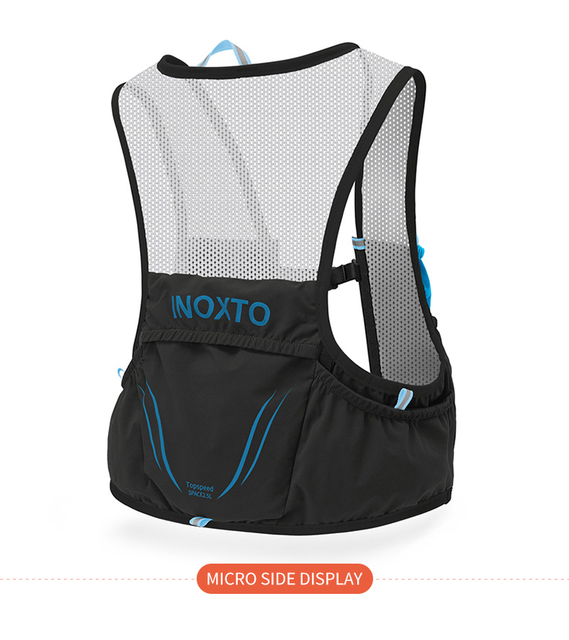 Nowy lekki plecak do biegania INOXTO 2021 - 2.5L Hydration Vest, ultralekki i przenośny - Wianko - 14