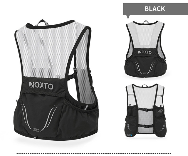 Nowy lekki plecak do biegania INOXTO 2021 - 2.5L Hydration Vest, ultralekki i przenośny - Wianko - 23