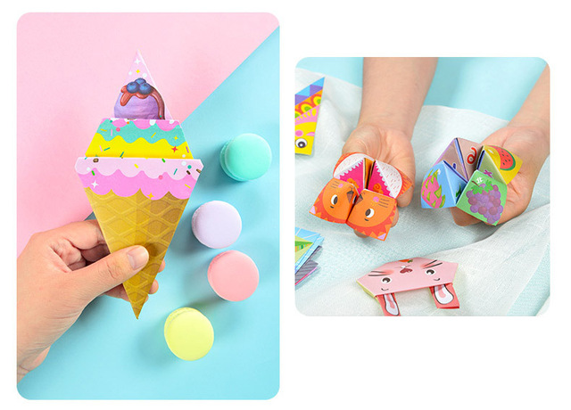 Zabawki Montessori 3D Cartoon zwierzęta Origami DIY dla dzieci - 108/152 stron papieru ręcznie robionej sztuki edukacyjnej - Wianko - 6