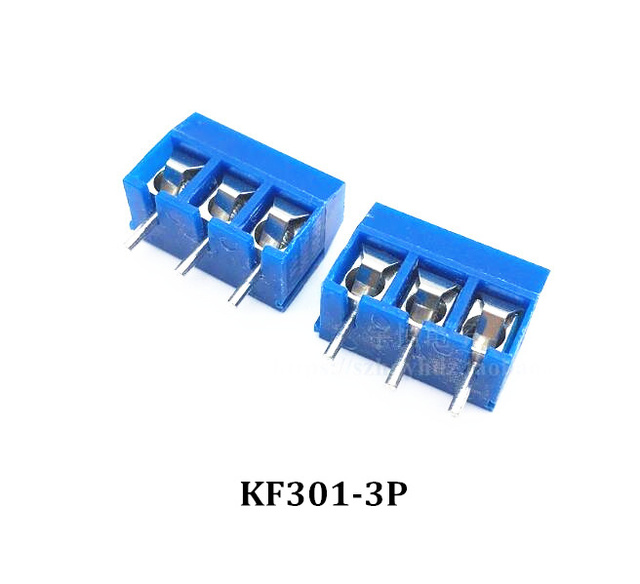 Wysokiej jakości bloczek złączowy PCB śrubowy KF301-2P/3P/5.0-2P 2-pinowy 5.0mm - do komputerów - Wianko - 4