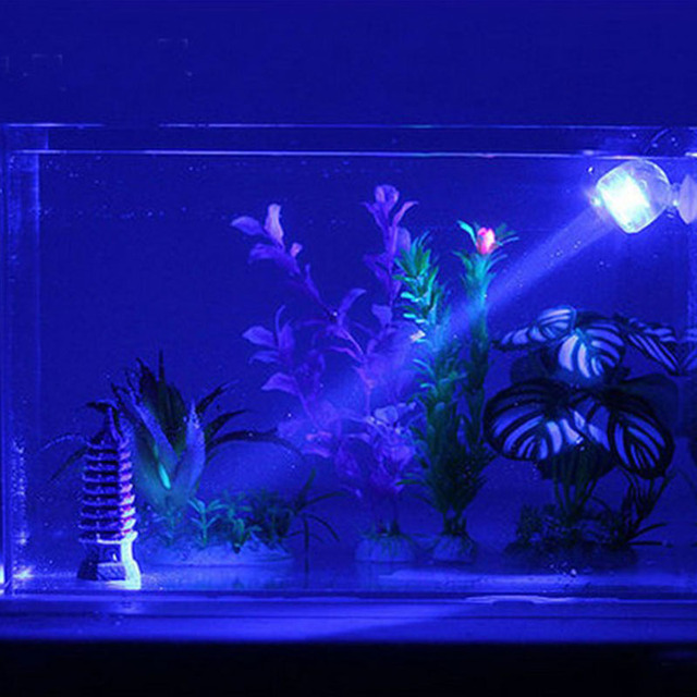 1W 220V LED Wodoodporne Oświetlenie Podwodne Akwarium - Lampy Rybne, Rośliny, Przyssawki - Wianko - 11