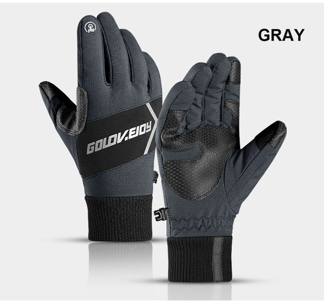 Rękawice narciarskie z ekranem dotykowym zimowe wiatroodporne antypoślizgowe grube pełne rękawiczki męskie i damskie ciepłe rękawiczki - Wianko - 17